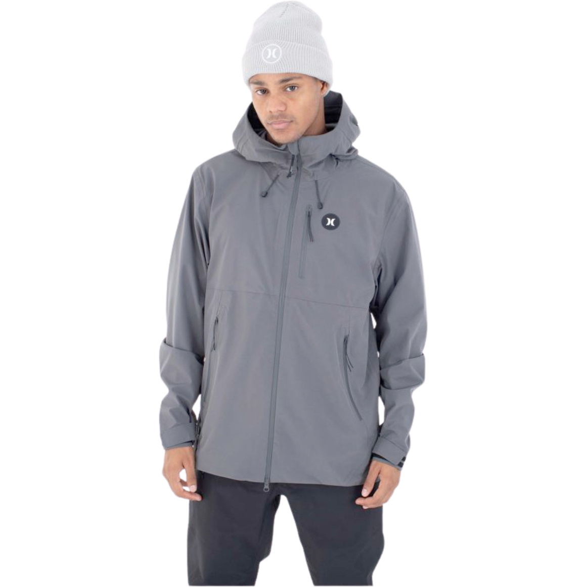 2026 Hurley M&auml;nner Leichte Element -Jacke MJKEU00030 - Dark Stone Grey